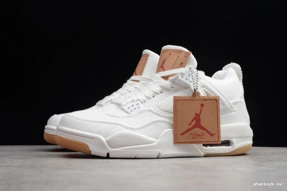 AO2571 Air AO2571 (Levi's 100 Retro Tag) 4 Levi's Jordan White 100 1012